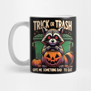 Trick Or Trash: Halloween Dracula Racoon Mug